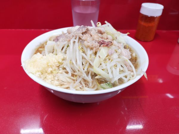 「小ラーメンニンニクアブラ【700円】」@ラーメン二郎 越谷店の写真