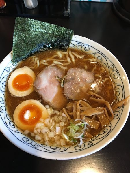 「煮干し味噌  味玉」@中華そば 敦の写真