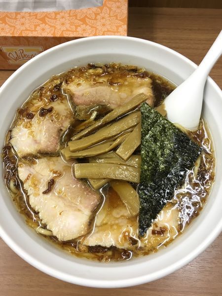「揚げネギラーメン」@中華そば・つけめん 甲斐 高円寺店の写真