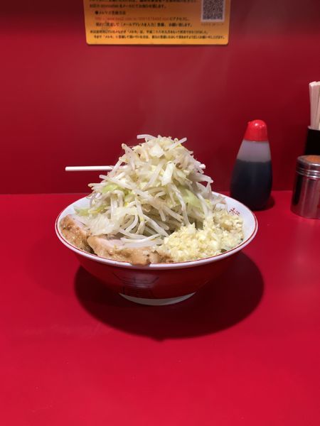 「小、野菜増し増し、ニンニク増し増し」@ラーメン二郎 札幌店の写真
