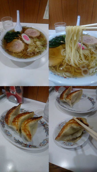 「『ラーメン+餃子3個(￥618+309)』」@池田屋の写真