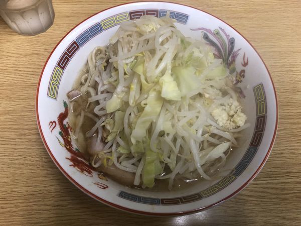 「ラーメン麺少なめヤサイニンニク少なめ」@ラーメン二郎 栃木街道店の写真