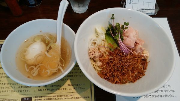 「【限定】油そば¥800-」@塩生姜らー麺専門店MANNISHの写真