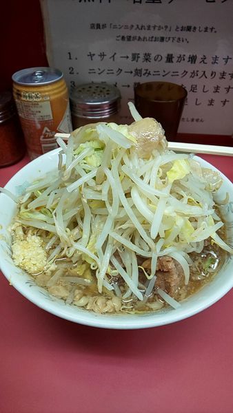 「ラーメン少なめ」@ラーメン二郎 小岩店の写真