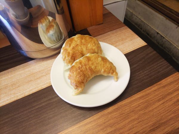 「Ａセットの餃子(2個)」@ラーメン餃子 なか屋の写真