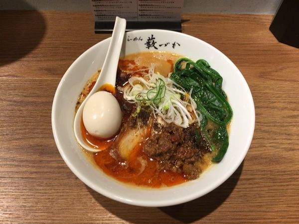 「味玉チャーシュー担担麺 麺大盛」@らーめん藪づかの写真
