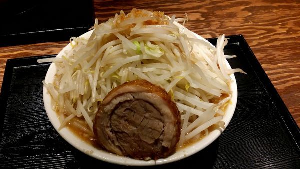 「豚そば 大盛り 野菜増し 690＋税」@麺屋大和の写真