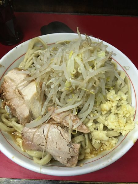 「小ラーメン（ヤサイ、ニンニク）」@蓮爾 登戸店の写真