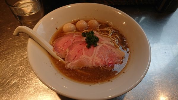 「羅臼昆布と明太子の塩蕎麦(清湯)さんじ玉SP(ホタテバター)」@さんじの写真