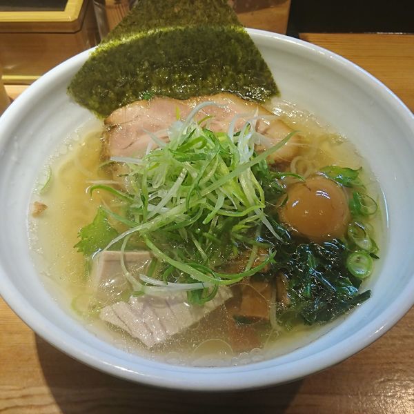 「鮪塩 煮玉子」@ラーメン 巌哲の写真