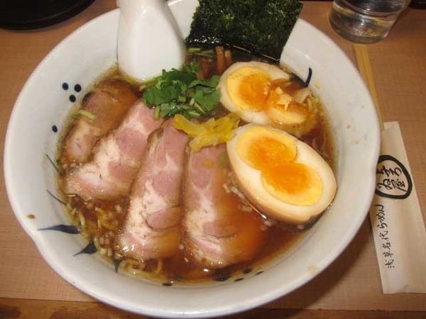 「ちゃーしゅうめん　950円＋双子の味玉　100円」@与ろゐ屋の写真