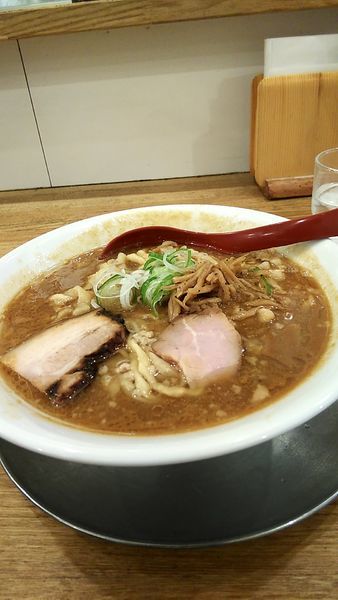 「江戸前甘味噌ラーメン」@麺や 七彩 八丁堀店の写真