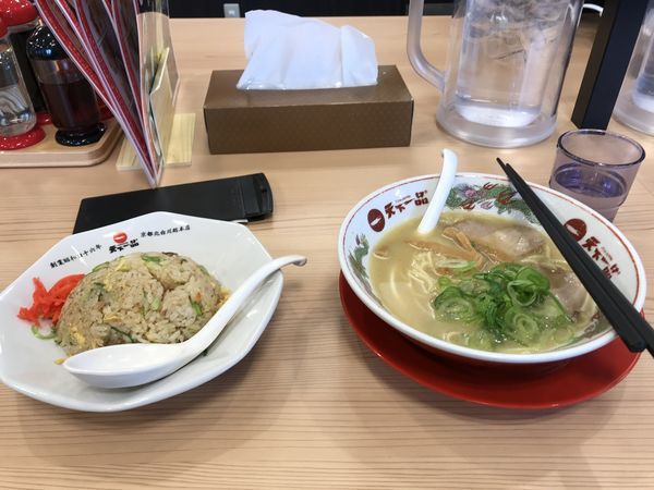 「チャーハンセット 屋台ラーメン」@天下一品 岩槻店の写真