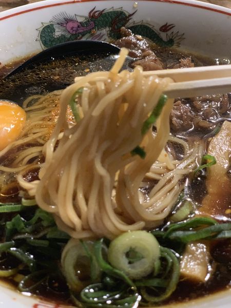 「長浜ブラック」@麺処 赤鬼の写真