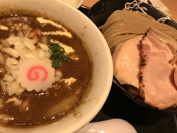 「特製カレーつけ麺 大盛 1,350円 ライス 150円」@松戸富田製麺 ららぽーとTOKYO-BAY店の写真