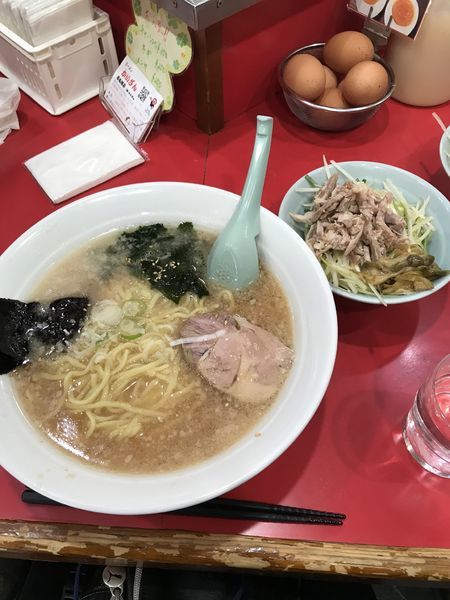 「ラーメン ネギ丼」@かいざん 西船橋店の写真