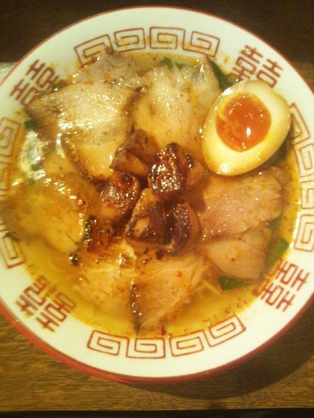 「焼豚ラーメン（ニンニク入り）」@焼豚ラーメン 三條の写真