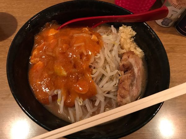 「ミニフュージョン【700円】」@火の豚 立川ラーメンスクエア店の写真