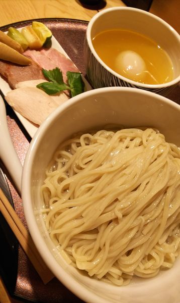 「特上つけ麺～浅蜊出汁かけ～（塩）大盛り」@赤羽 山雄亭の写真