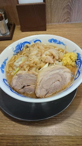 「ラーメン並、豚1枚」@ジャンクガレッジ しらこばと公園前店の写真