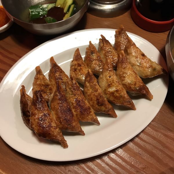 「焼餃子（にんにく有）」@えびすの安兵衛の写真