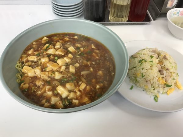 「麻辣麺 セット」@兆楽 道玄坂店の写真