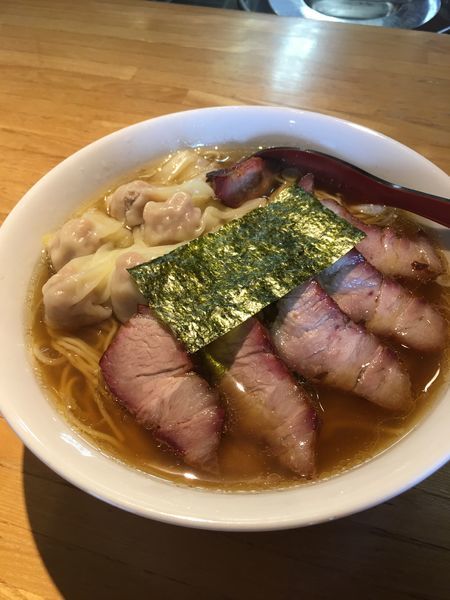 「ワンタンチャーシュー大盛」@支那そば なかじまの写真