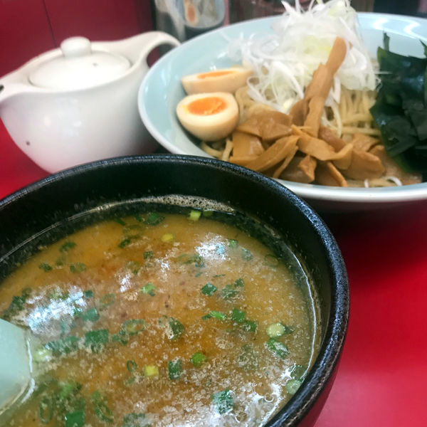「絶品えび塩つけめん　900円　味玉　0円」@ラーメン山岡家 太田店の写真