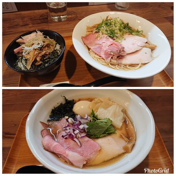 「のどぐろ煮干し 裏健やかversion(茶漬け付)&健やかver」@ラーメン 健やかの写真
