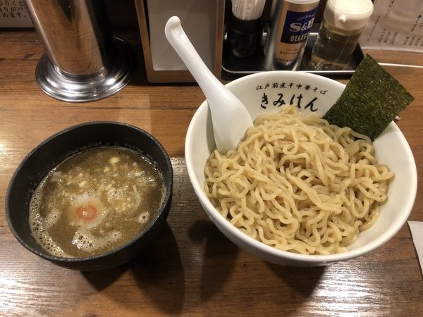「梅香る煮干しつけめん」@江戸前煮干し中華そば きみはん 総本店の写真