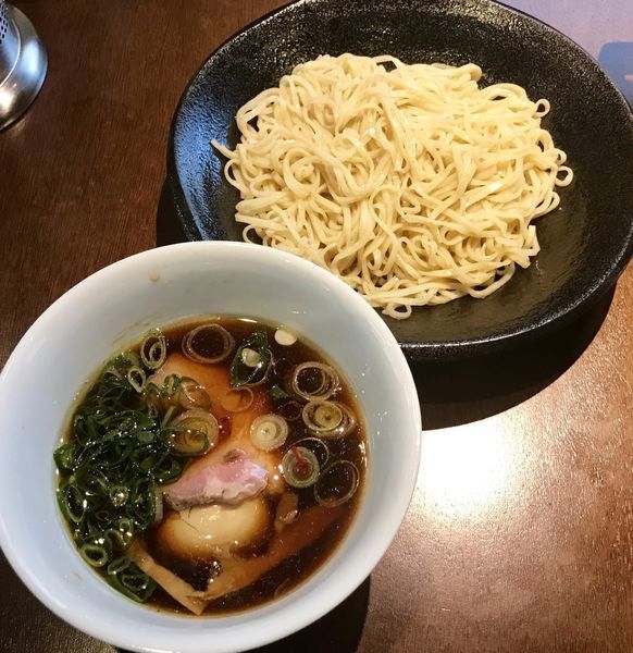 「醤油味玉つけ麺」@らぁ麺 すぎ本の写真