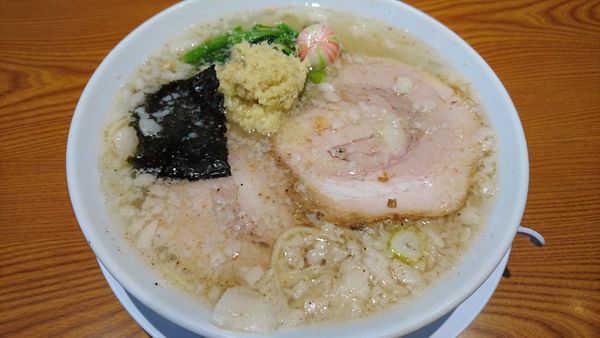 「背脂生姜らぁめん(塩) 850円」@らぁめん 生姜は文化。の写真