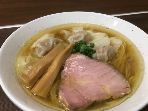 「ワンタン麺(塩)」@中華そば さわの写真