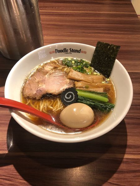 「味玉KUROSHIO煮干ラーメン 醤油」@Noodle Stand Tokyoの写真