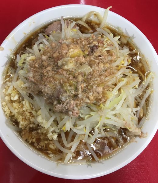 「小ラーメン  ニンニク多め  アブラ」@ラーメン二郎 越谷店の写真