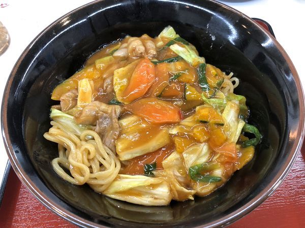 「スタミナ冷し大盛（950円）」@くるまやラーメン 勝田市毛店の写真