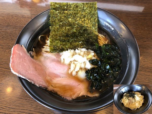 「中華そば醤油（700円）＋和え玉（150円）」@麺屋SOの写真