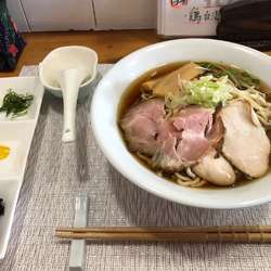 煮干し 比内地鶏　中太麺大盛