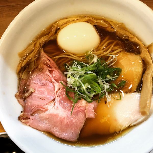 「特製醤油と貝のラーメン」@ラーメン 健やかの写真