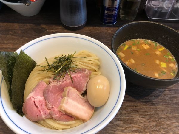 「特製つけ麺 魚介 中盛」@麺処 景虎 戸塚安行店の写真