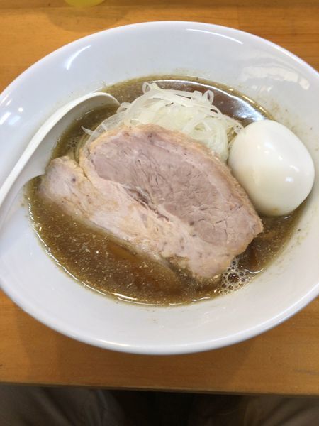 「中華ソバ（味玉付き）」@煮干中華ソバ イチカワの写真