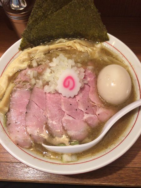 「特製濃厚煮干しそば」@煮干中華そば 鈴蘭 中野店の写真