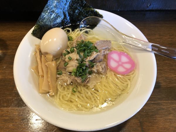 「牛すじ塩らぁ麺」@Soupmenの写真