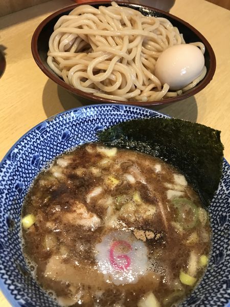 「つけ麺 味玉」@くり山の写真