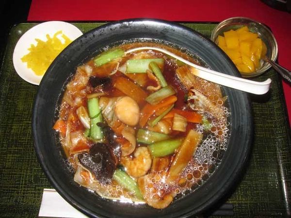 「五目湯麺（単品）　600円（ランチ）」@花彫酒家の写真