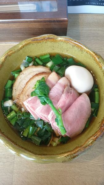 「炙り葱叉焼そば   1200円」@麺屋 椿丸の写真