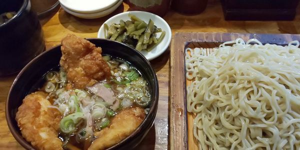 「ミックスつけ麺 中盛り」@新高揚の写真