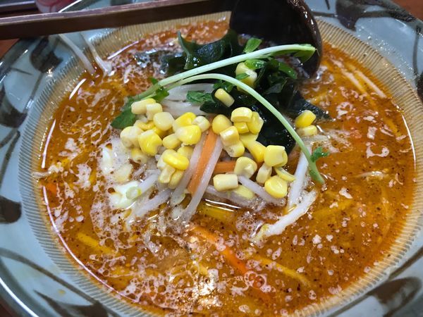 「ピリ辛 太麺」@味噌一 中目黒店の写真