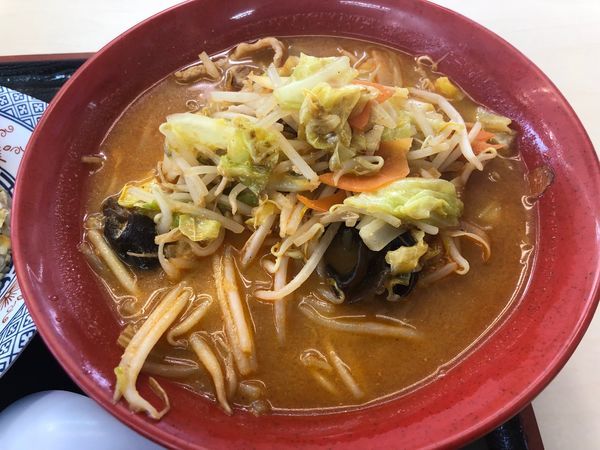 「【期間限定】シビ辛味噌タンメン630円」@にんたまラーメン ゆにろーず 大洗店の写真