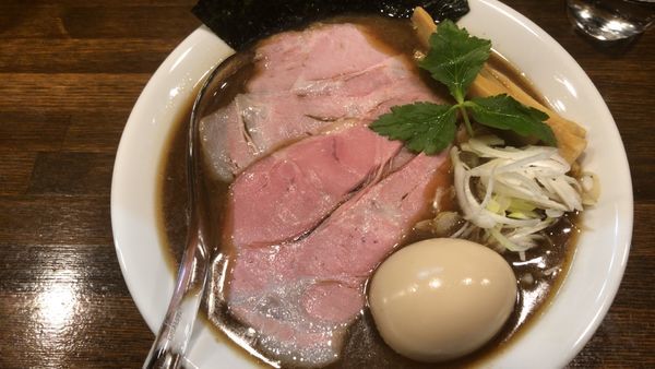「七つ節豚骨らぁ麺 完成版 麺200g 700円」@Soupmenの写真